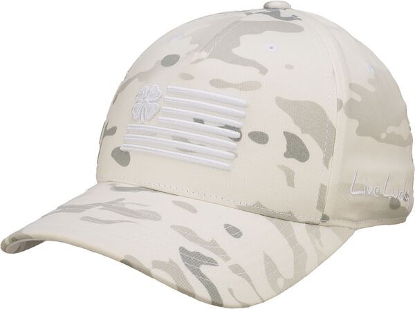 ブラックローバー メンズ アクセサリー 帽子 Black Clover Adult Clover Nation Golf Hat White ホワイト