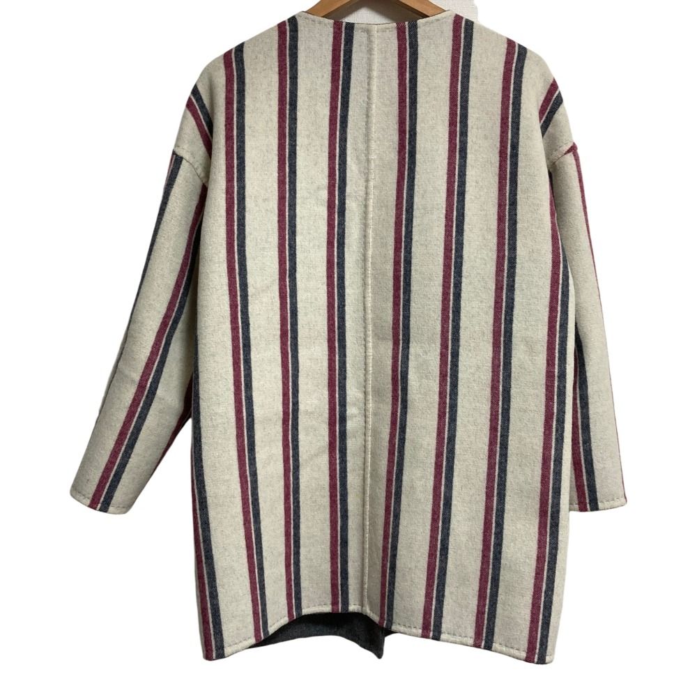 美品 VIVIENNE TAM ヴィヴィアンタム ウール リバーシブル ノーカラー