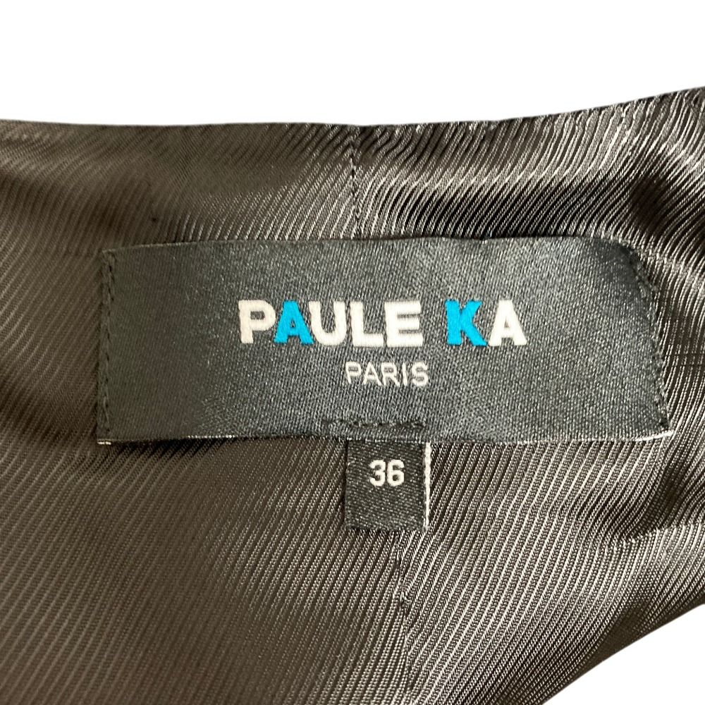 ピーコート 【美品】PAULE KA ポールカ ピーコート ブラック 36サイズ