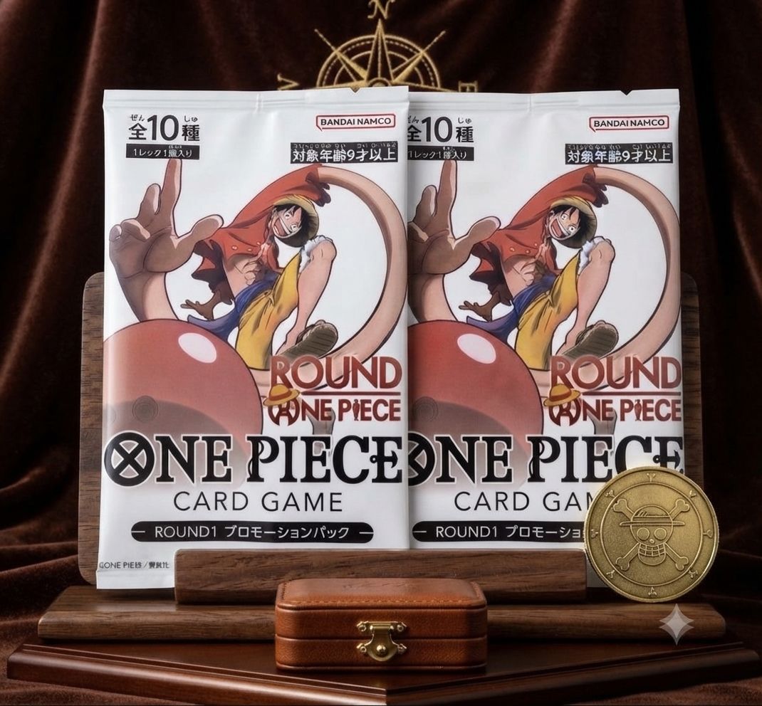 ⭐️ONE PIECE カードゲーム ROUND1 プロモーションパック 2パック 未