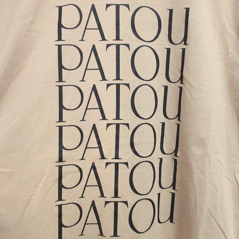 美品 24SS PATOU パトゥ オーガニックコットン ロゴプリント Tシャツ S