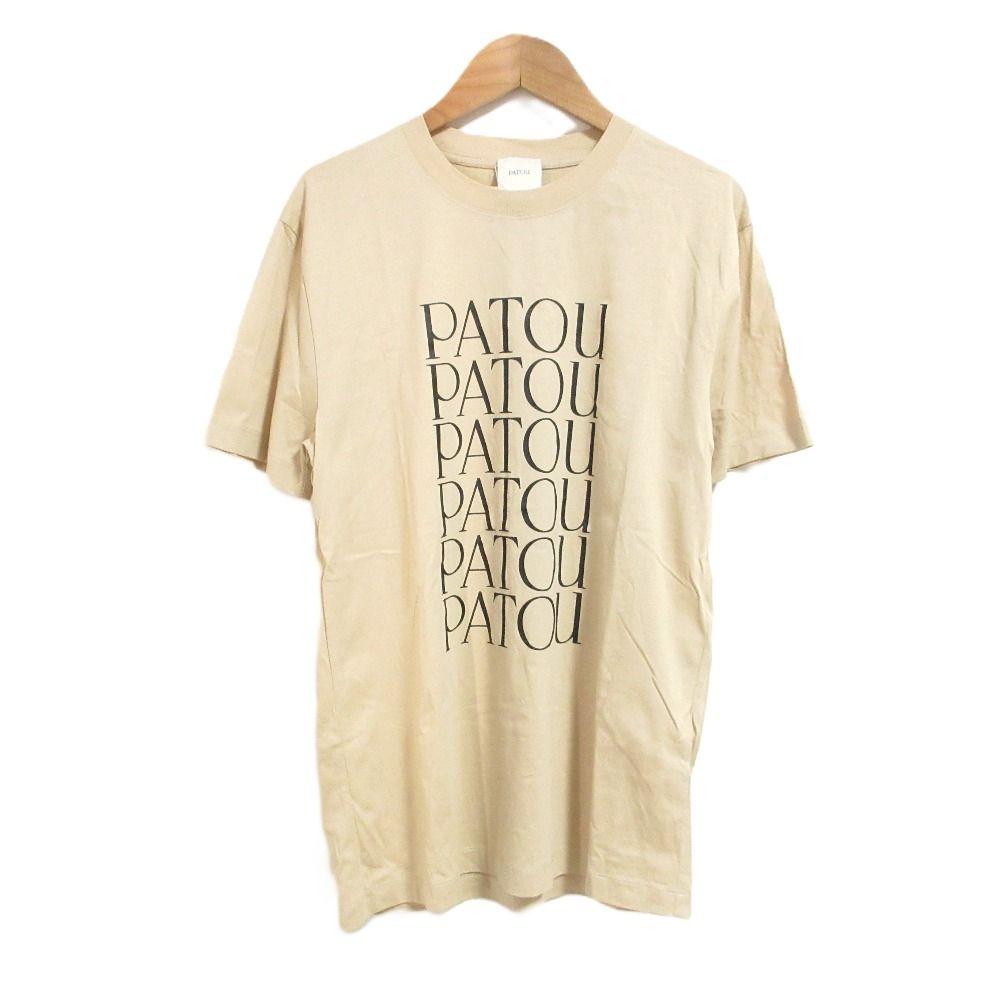 美品 24SS PATOU パトゥ オーガニックコットン ロゴプリント Tシャツ S