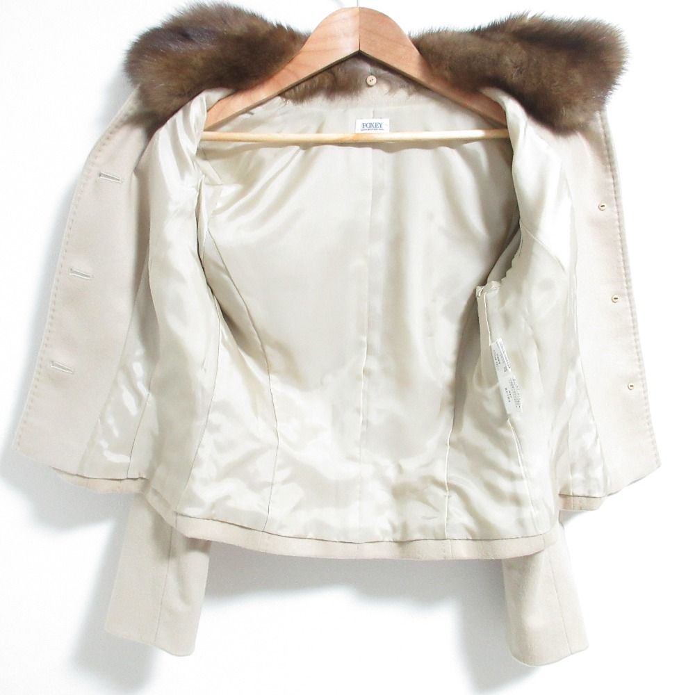 良品 FOXEY BOUTIQUE フォクシーブティック ロシアンセーブル カシミヤ