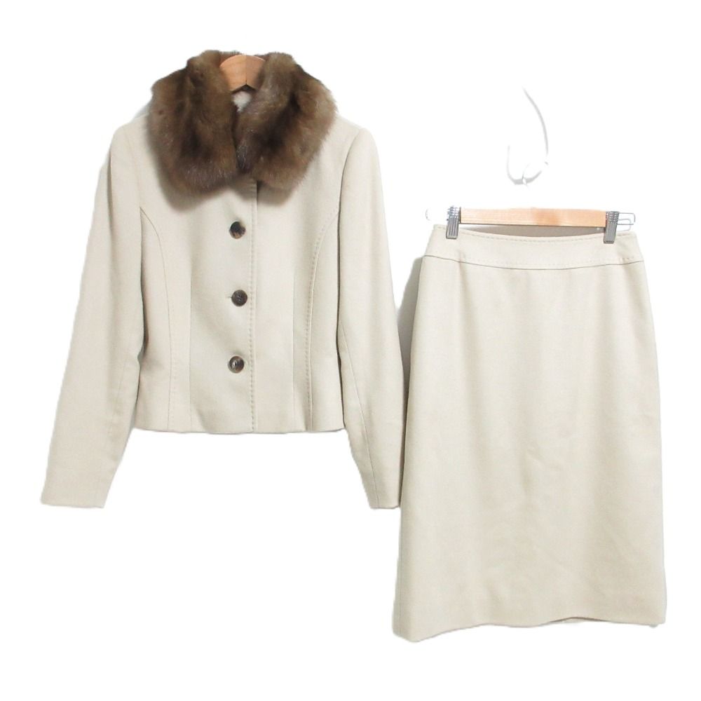 良品 FOXEY BOUTIQUE フォクシーブティック ロシアンセーブル カシミヤ