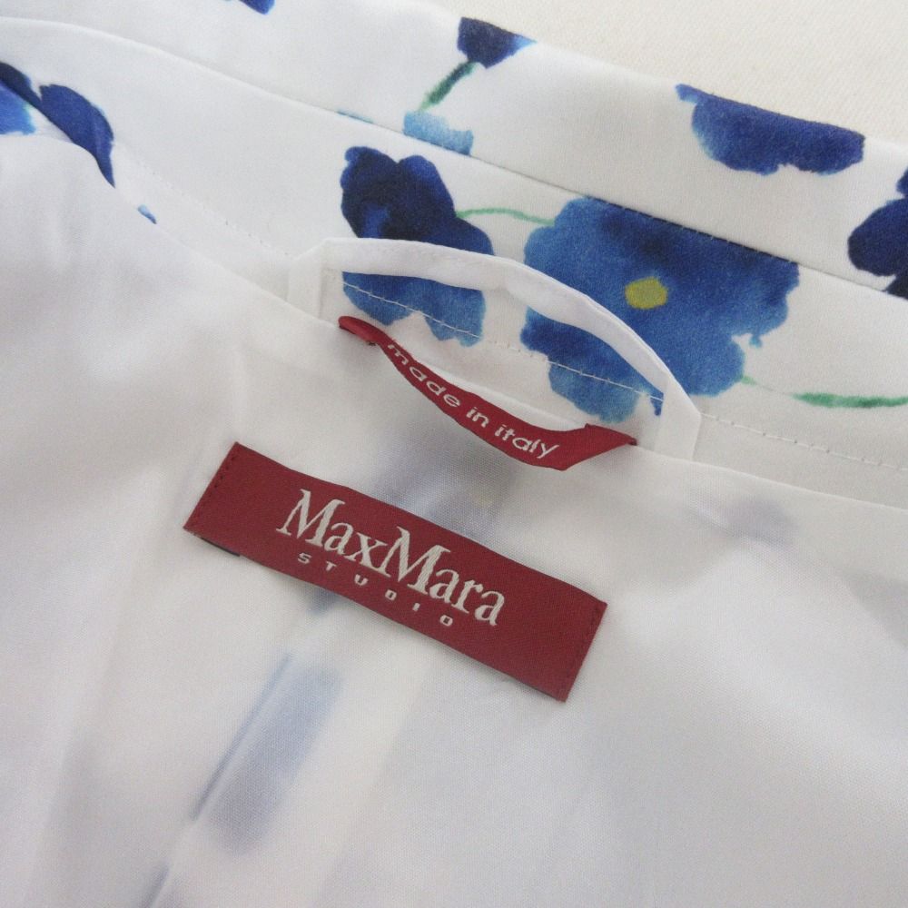 美品 MAX MARA STUDIO マックスマーラ ステュディオ フラワープリント