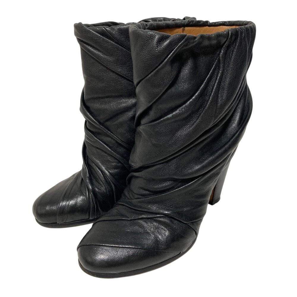 良品 Maison Margiela22 メゾンマルジェラ バイアス切替ライン レザー