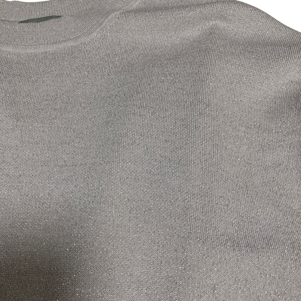 美品 25SS theory luxe セオリーリュクス LUREX KNIT ラメ コットン