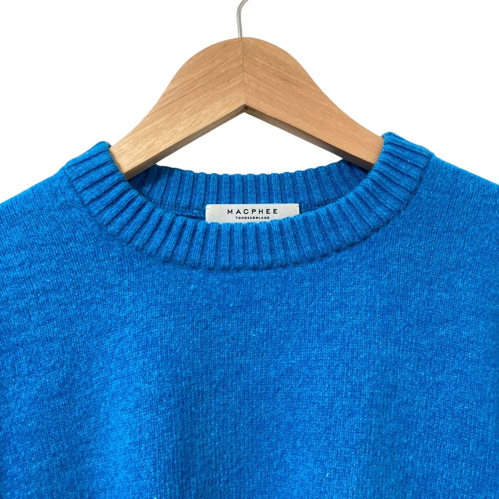 美品 マカフィー トゥモローランド ラムカシミヤ クルーネックプル