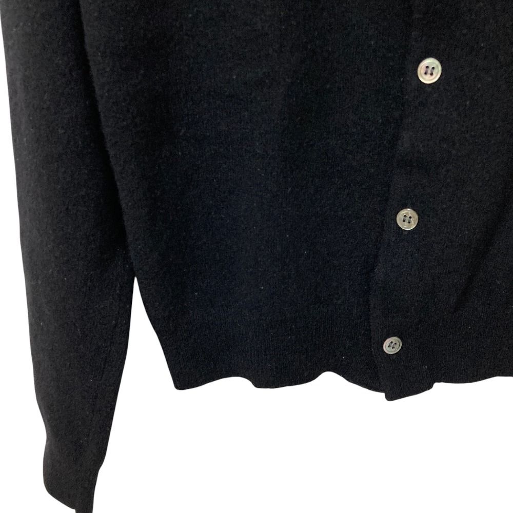 PLAY COMME des GARCONS カーディガン M 黒 【古着】【中古】【送料無料】 良品 PLAY COMME des GARCONS プレイコムデギャルソン ハートワッペン