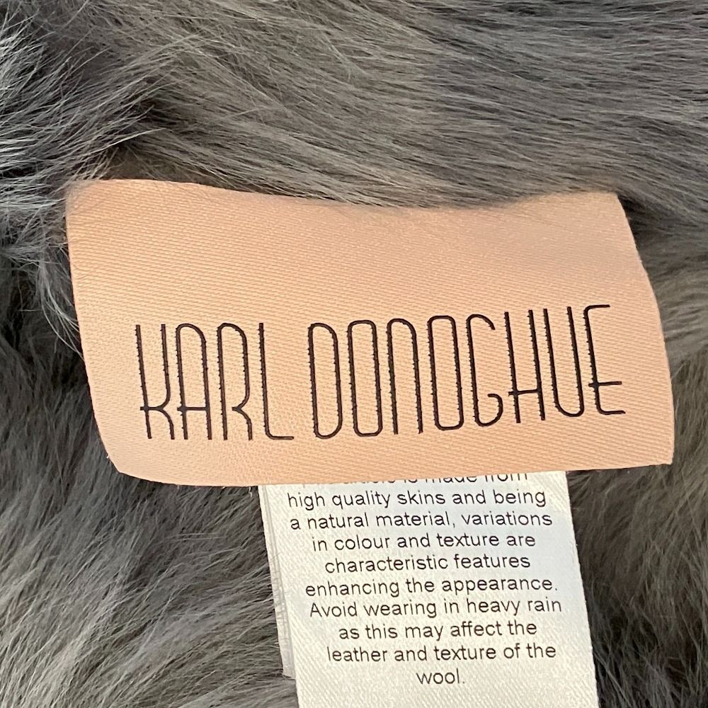 美品 KARL DONOGHUE カールドノヒュー ムートン ラムファー スヌード