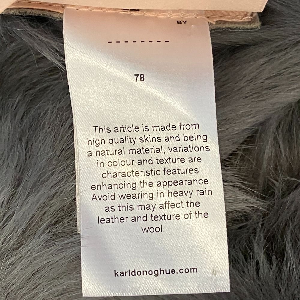KARL DONOGHUE カールドノヒュー・スヌード美品（中古） 美品 KARL DONOGHUE カールドノヒュー ムートン ラムファー スヌード
