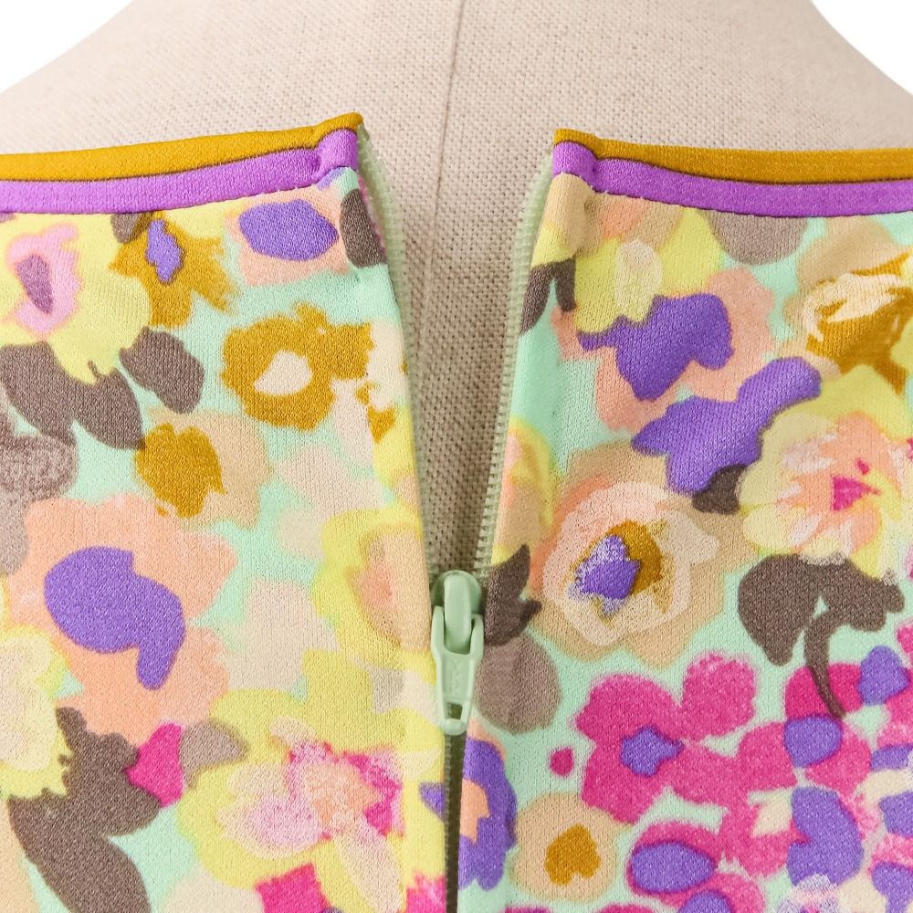 美品 LEONARD レオナールファッション フラワープリント カンカン