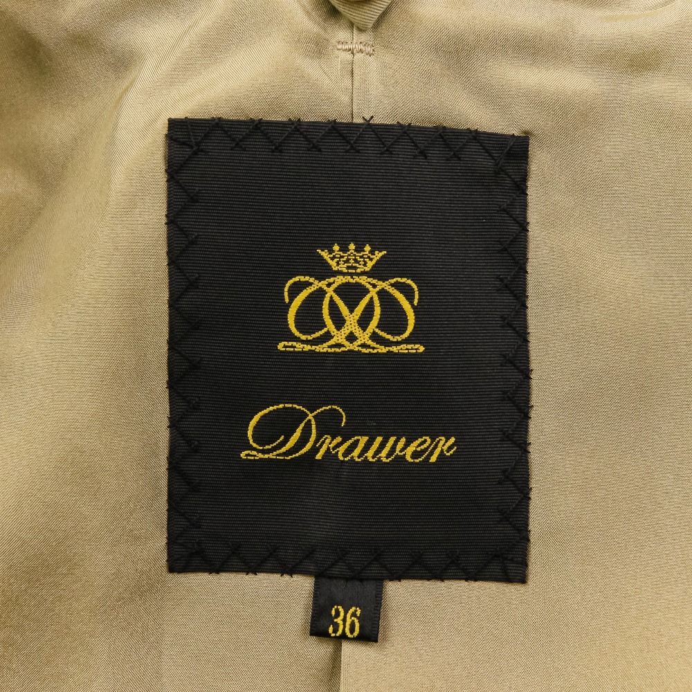 美品 23SS DRAWER ドゥロワー 2way コットンシャンブレー トレンチ