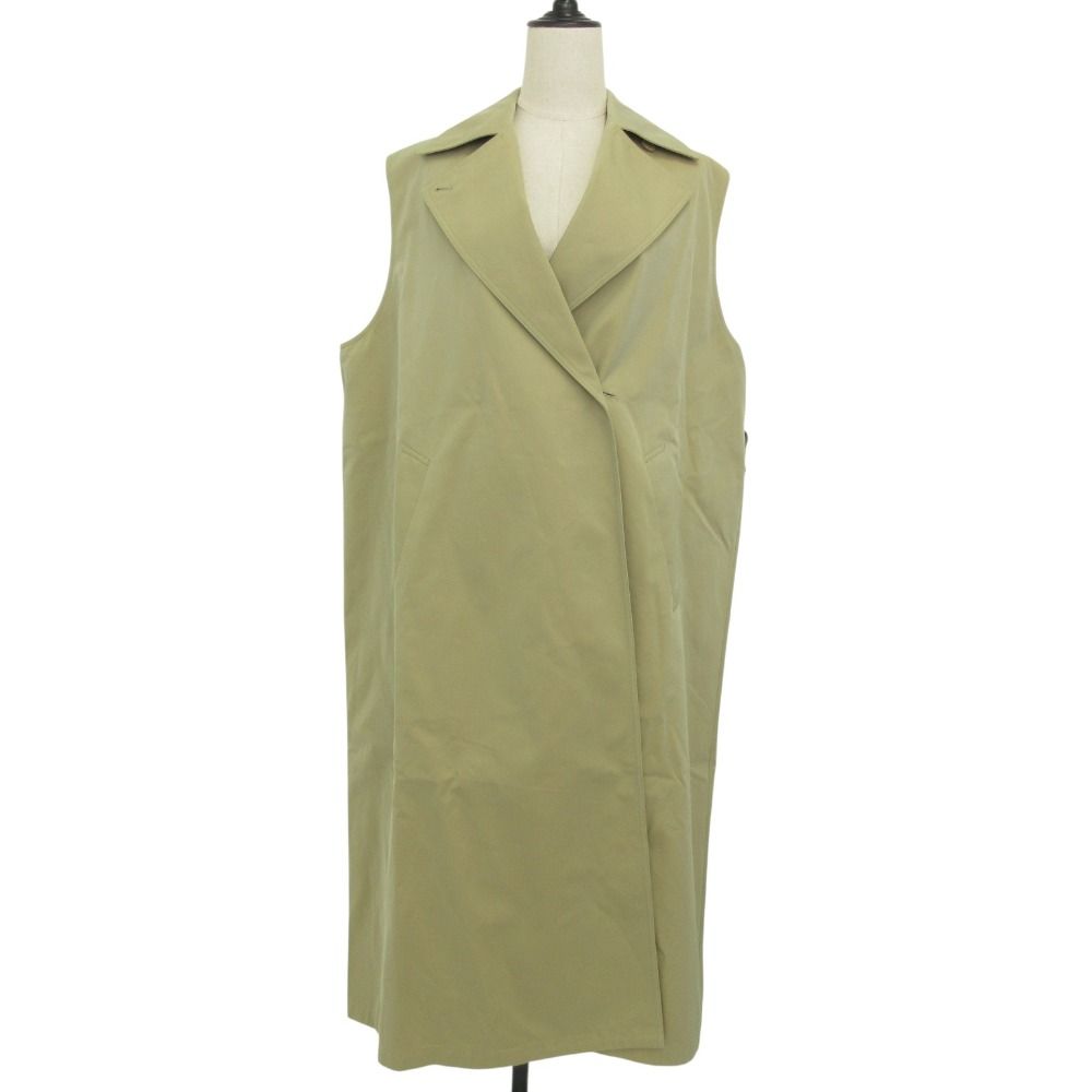美品 23SS DRAWER ドゥロワー 2way コットンシャンブレー トレンチ