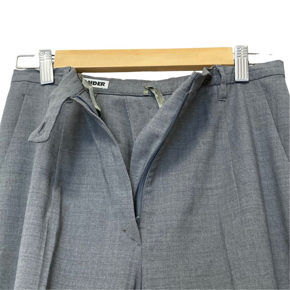 良品 JIL SANDER ジルサンダー ストレッチウールスラックス パンツ