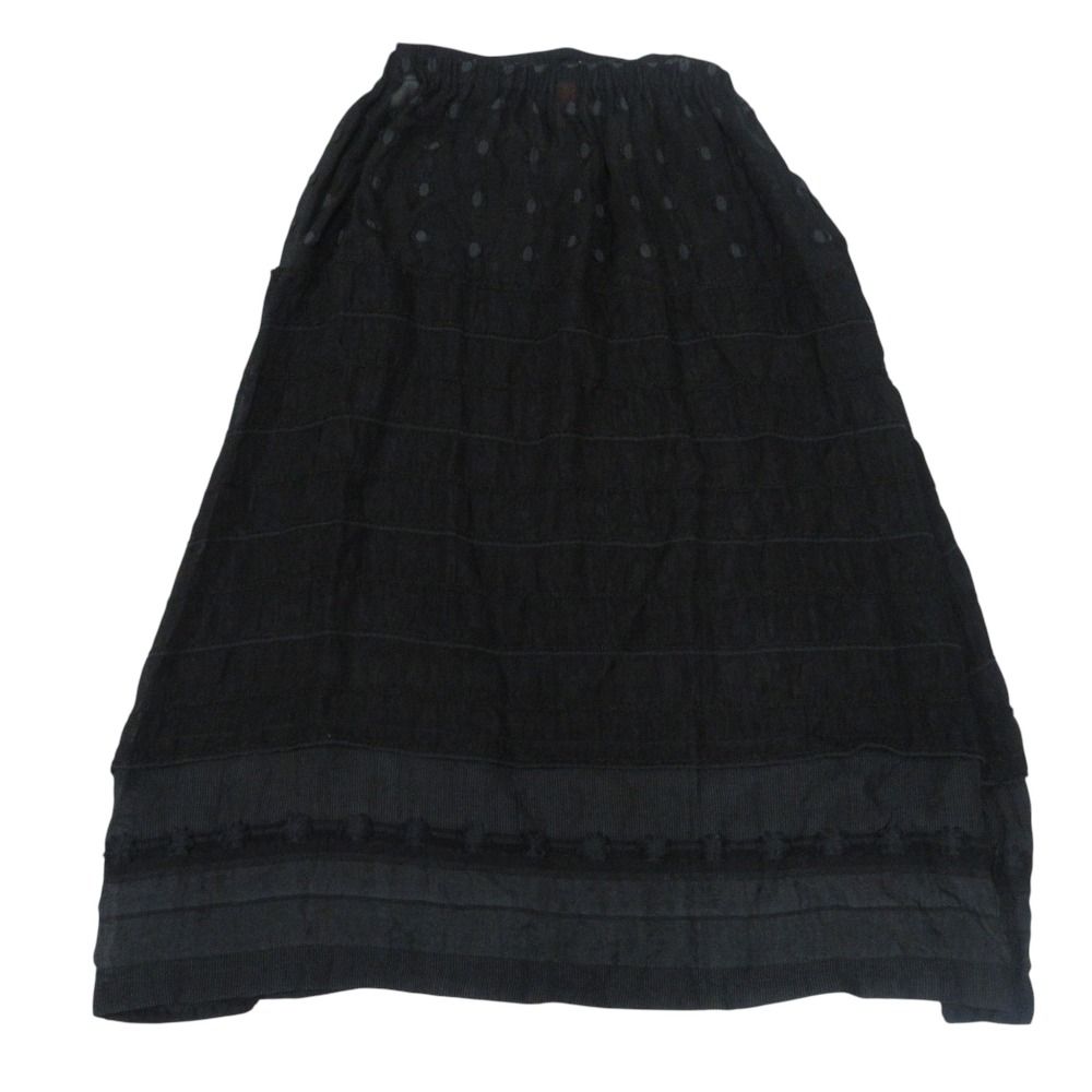スカート ISSEY MIYAKE HaaT 美品 ISSEI MIYAKE HaaT イッセイミヤケ ハート ジャガード フレア