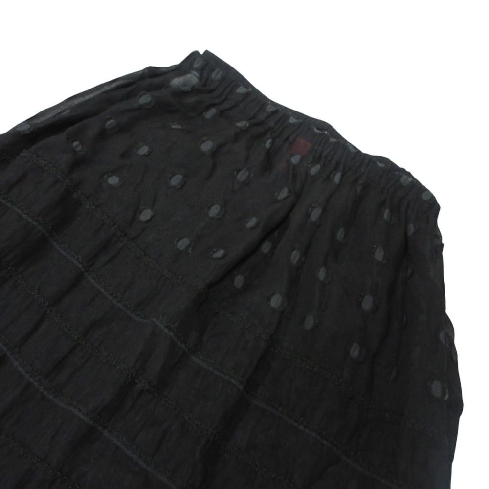 美品 ISSEI MIYAKE HaaT イッセイミヤケ ハート ジャガード フレア