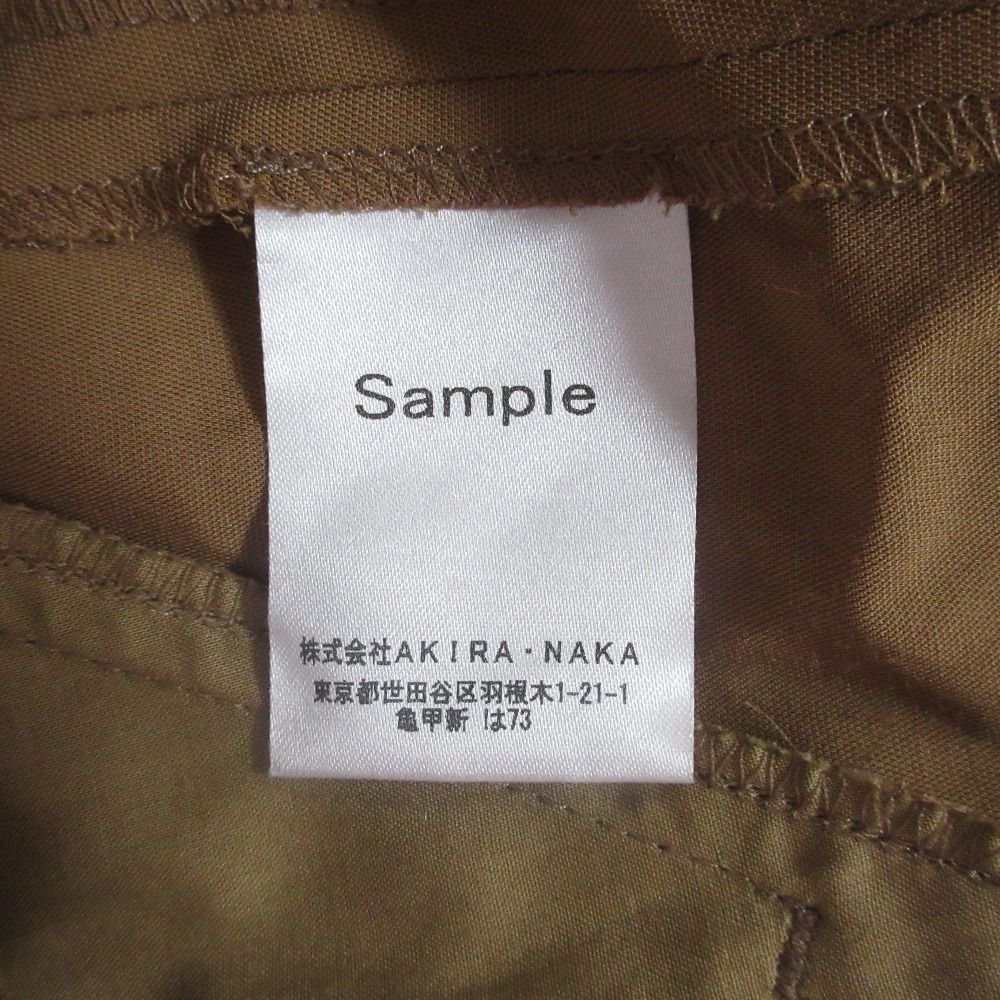 美品 AKIRANAKA アキラナカ 長袖 マキシ丈 ノーカラー ワンピース