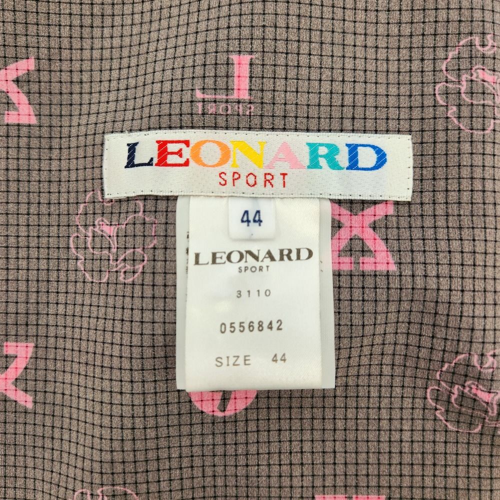 良品 LEONARD SPORT レオナールスポーツ フラワー ロゴプリント
