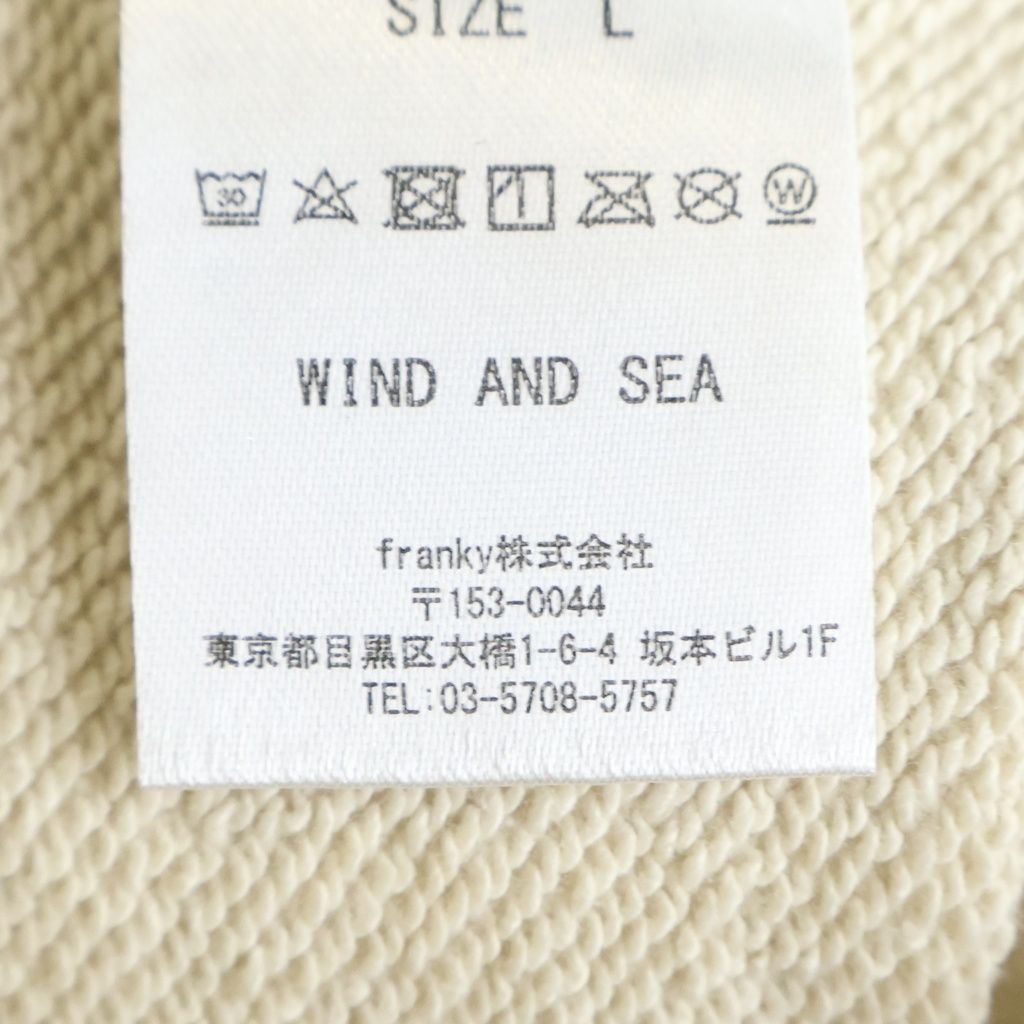 WIND AND SEA (ウィンダンシー) ビックロゴフーディー プルオーバー