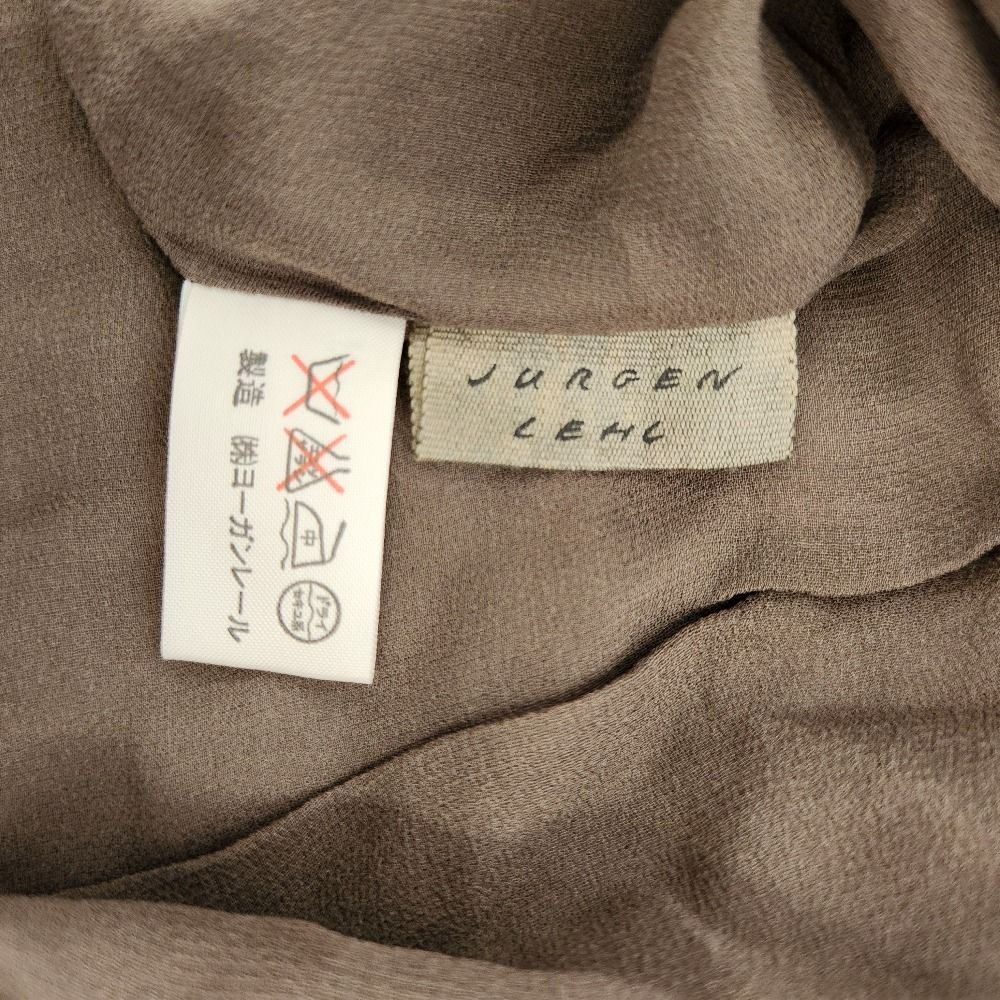 美品 Jurgen Lehl ヨーガンレール シルク100％ チュニックブラウス