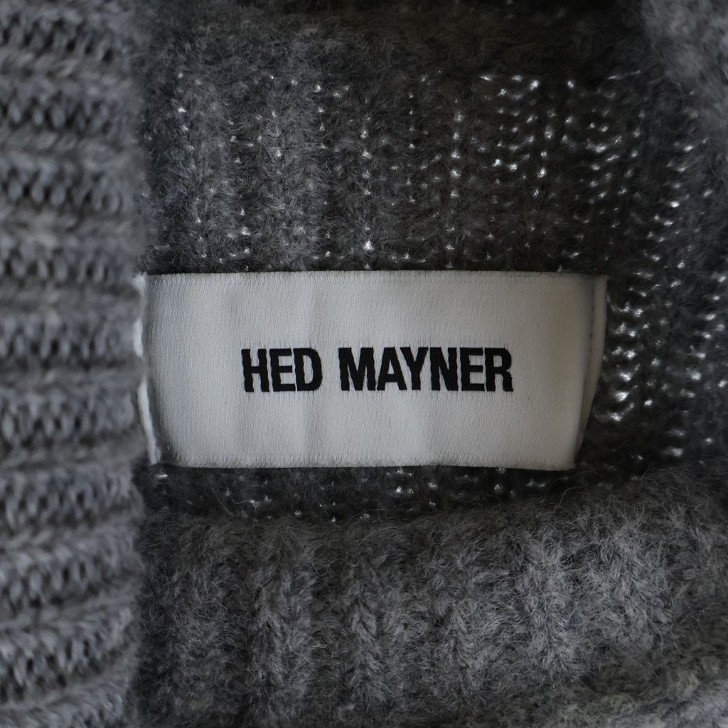 HED MAYNER タートルネック HED MAYNER (ヘドメイナー) 22AW DESTROYED TURTLENECK SWEATER