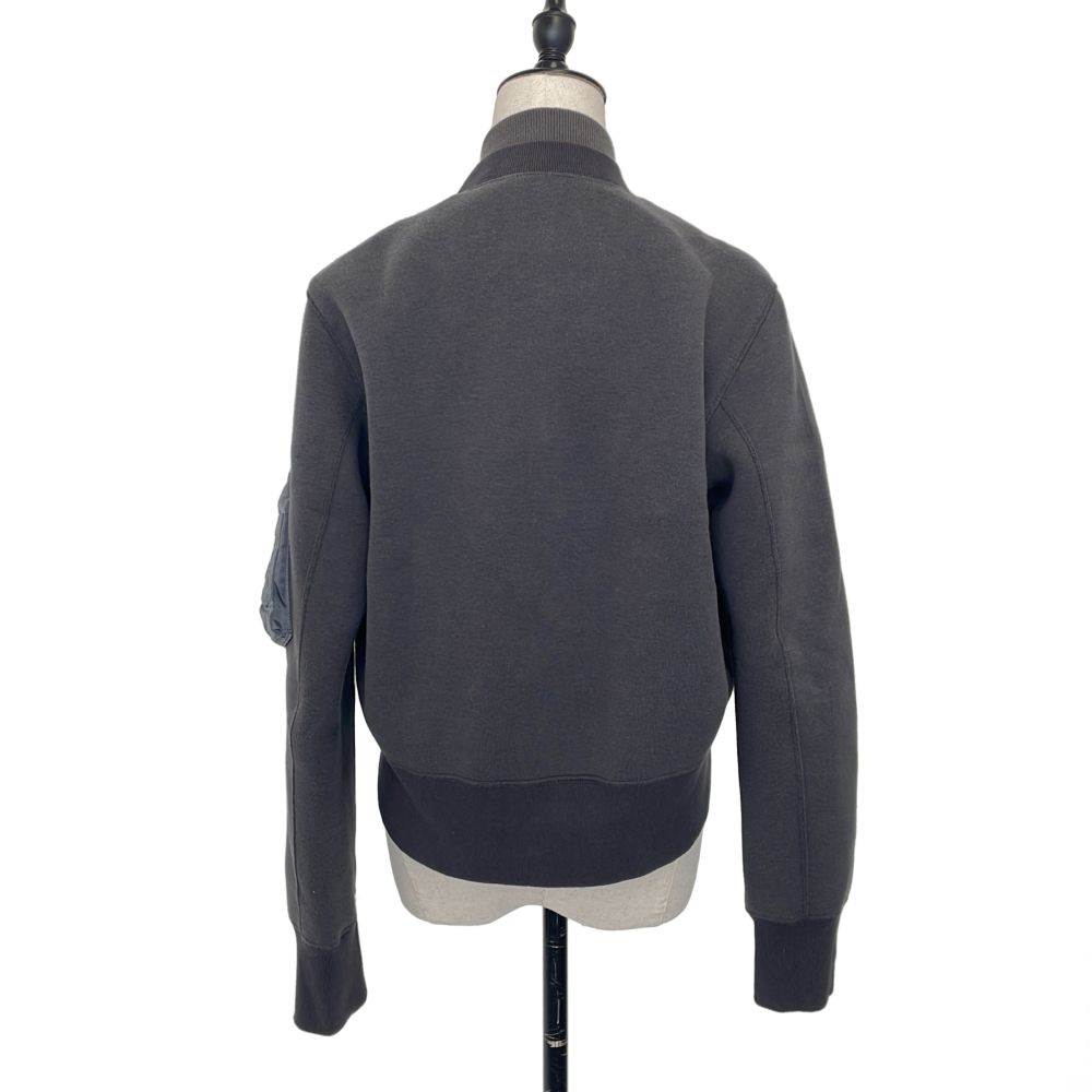 良品 sacai サカイ MA-1ドッキングスウェットブルゾン 22-06293 サイズ