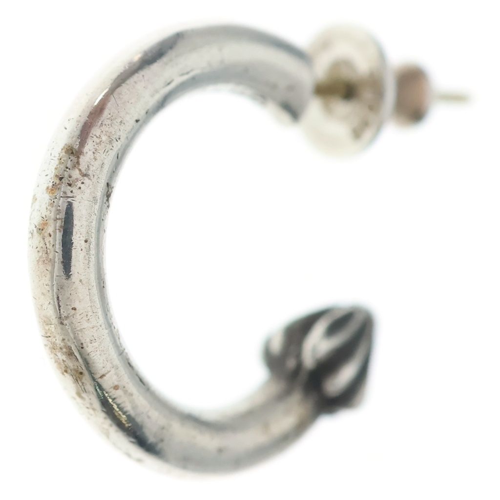 CHROME HEARTS (クロムハーツ) HOOP PLAIN プレーン フープピアス シルバー BCA101