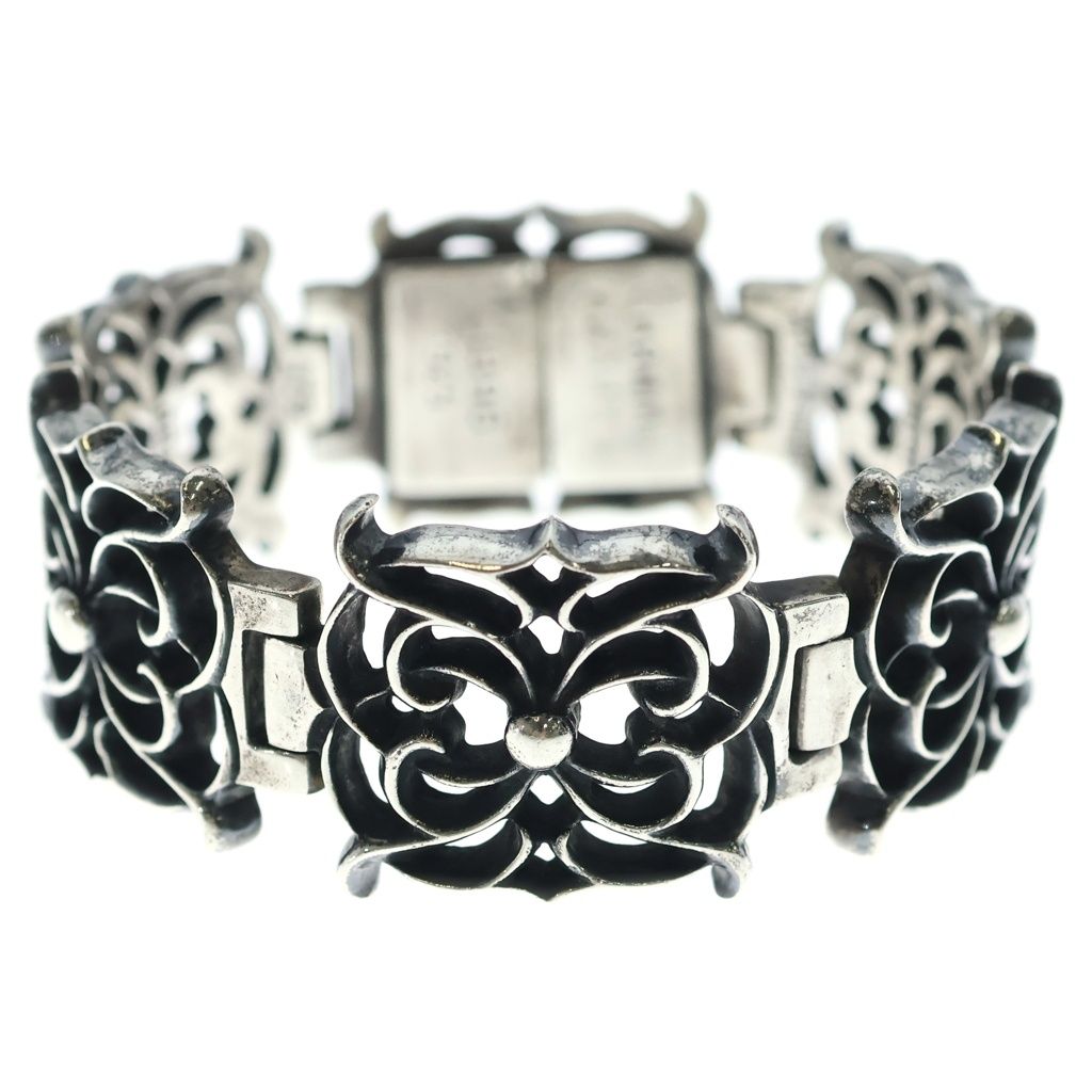 CHROME HEARTS (クロムハーツ) 5LINK WIDE SPIDER LINK ワイドスパイダーリンク ブレスレット シルバー