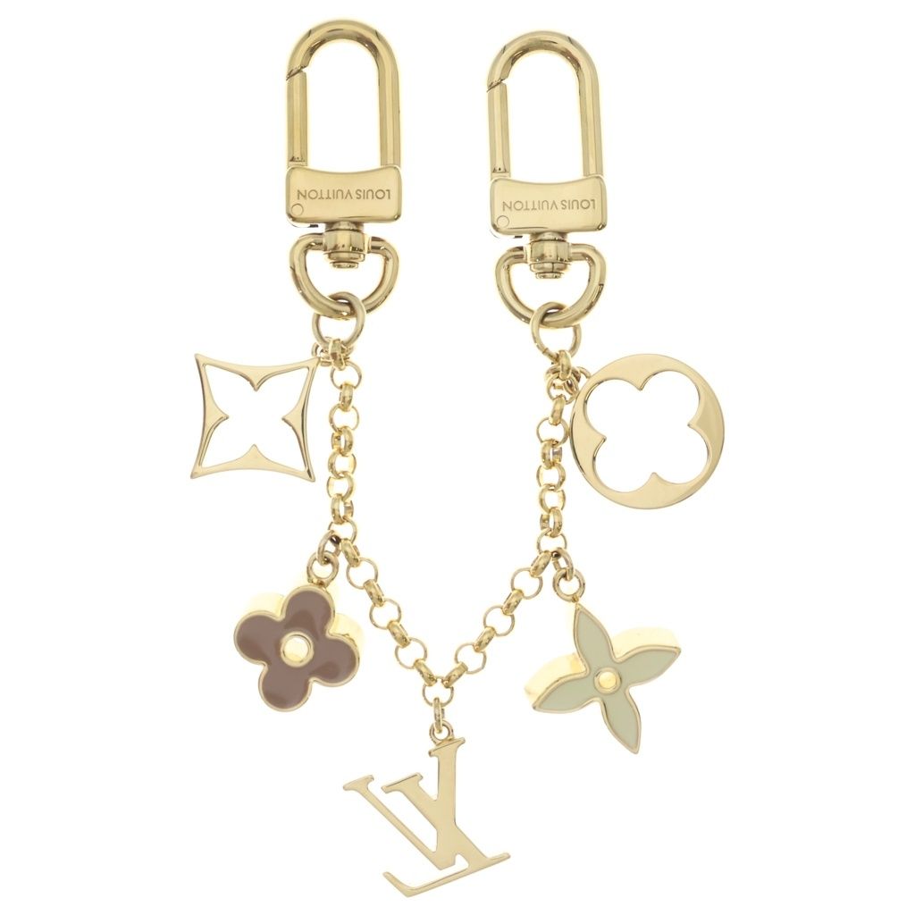 Louis Vuitton ゴールドチャーム LOUIS VUITTON (ルイヴィトン) フルールドゥモノグラム バッグチャーム