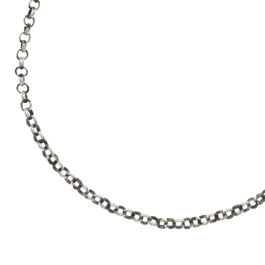 CHROME HEARTS (クロムハーツ) NECKCHAIN R18 ロールチェーンネックレス 18inch シルバー BCA083