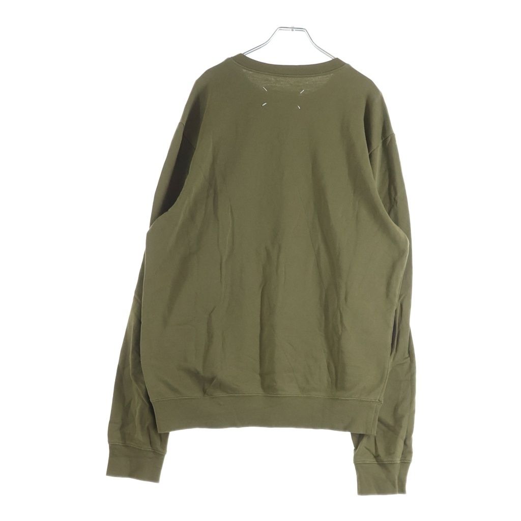 Maison Margielaメゾンマルジェラ　Sクルーネック　エルボーパッチ Maison Margiela (メゾンマルジェラ) レザーエルボーパッチ クルー