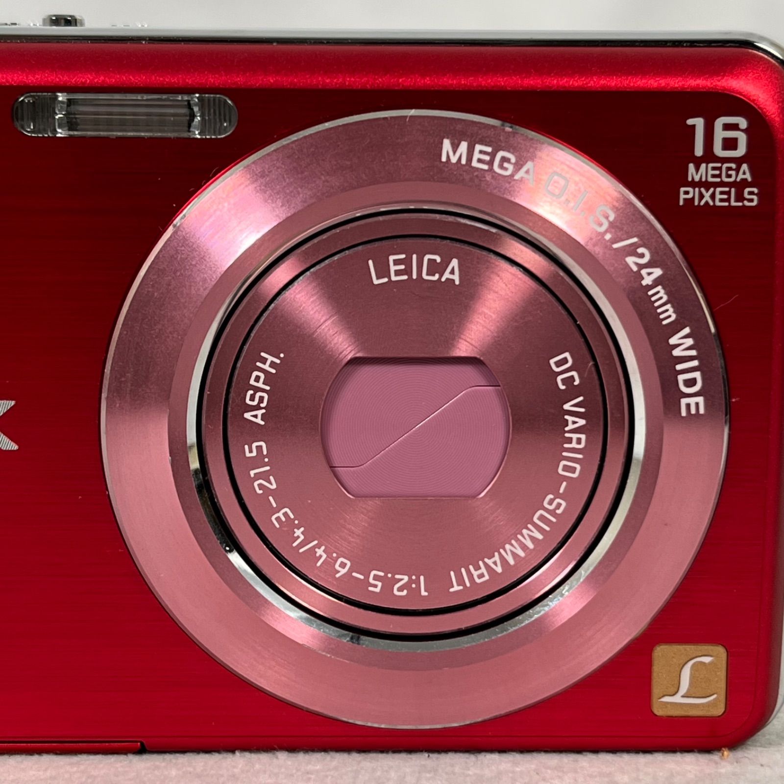 管T184】Panasonic パナソニック LUMIX DMC-FH8 レッド コンパクト