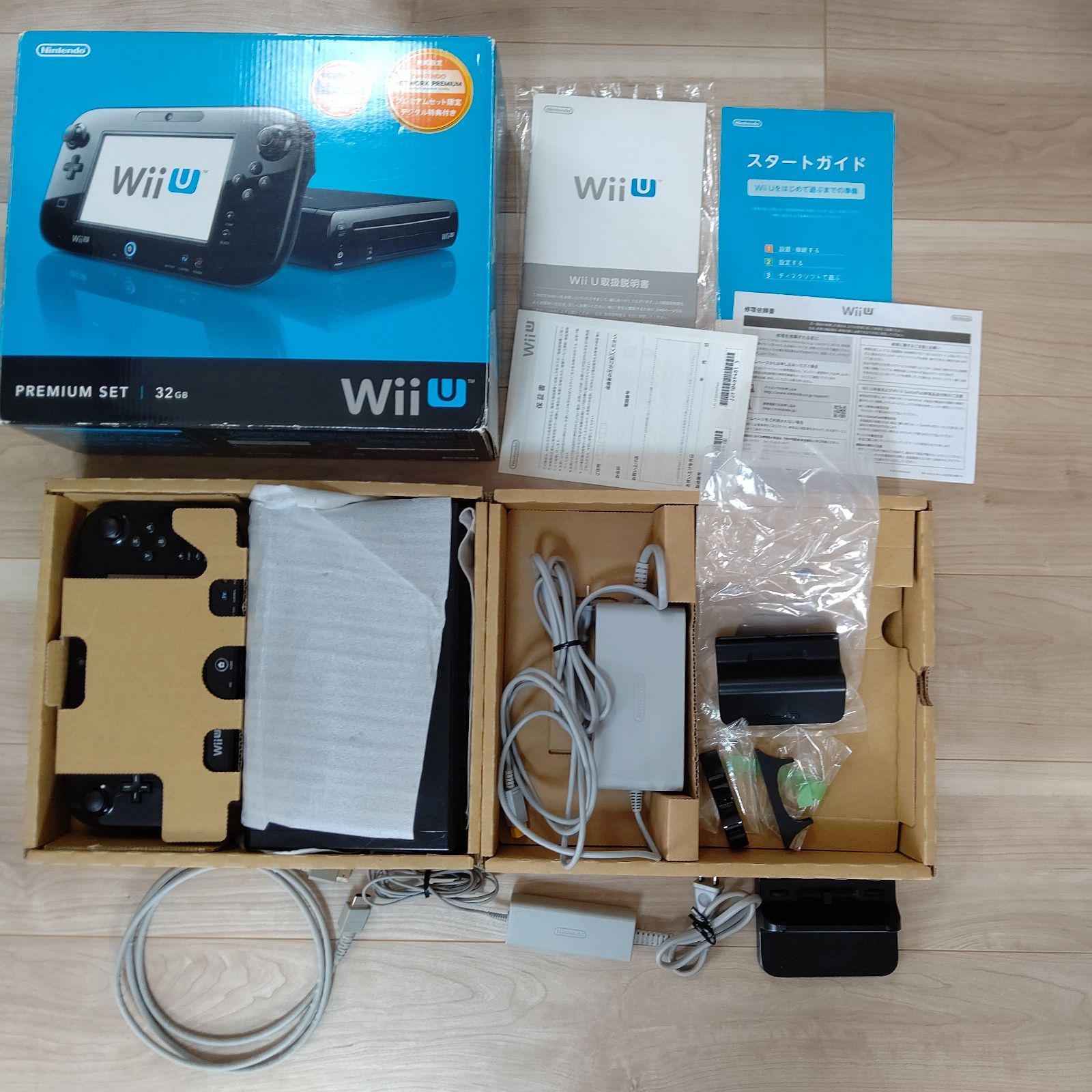 ニンテンドー wiiU プレミアムセット クロ 美品 32GB 任天堂 - メルカリ