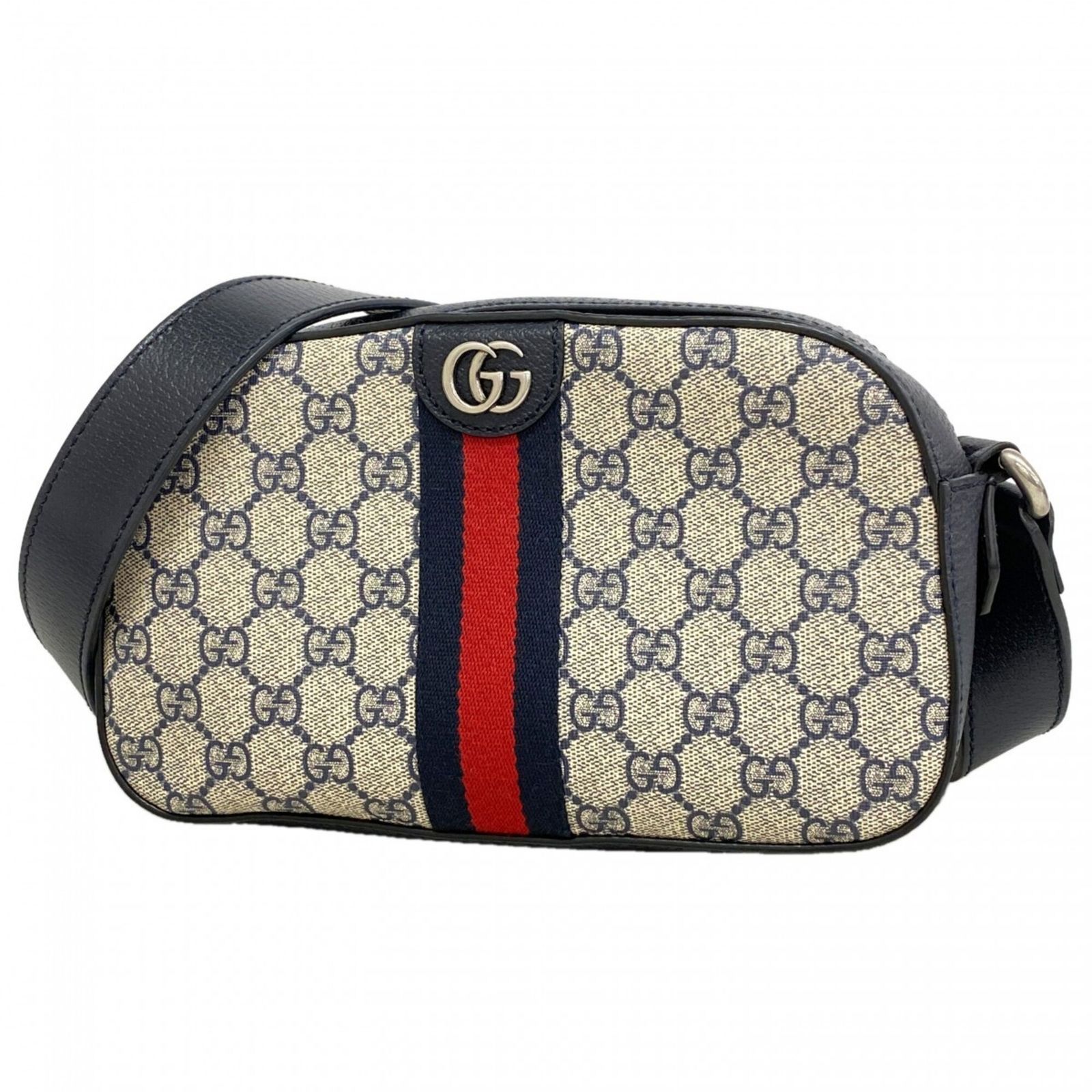 グッチ(Gucci) グッチ ショルダーバッグ オフィディア 681064 レザー ネイビー レディース
