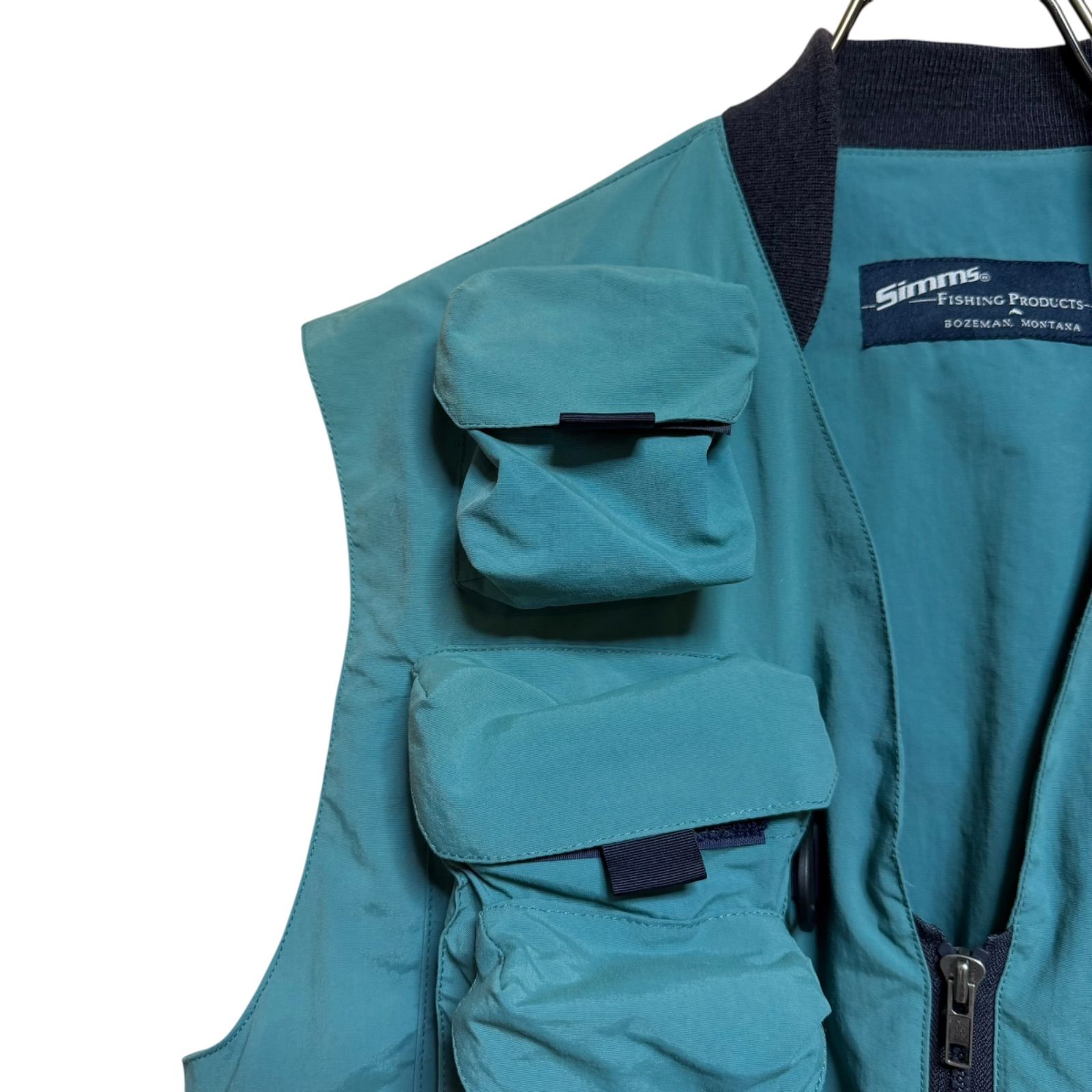 USA製/希少旧ロゴ】SIMMS シムス フィッシングベスト M（日本L相当