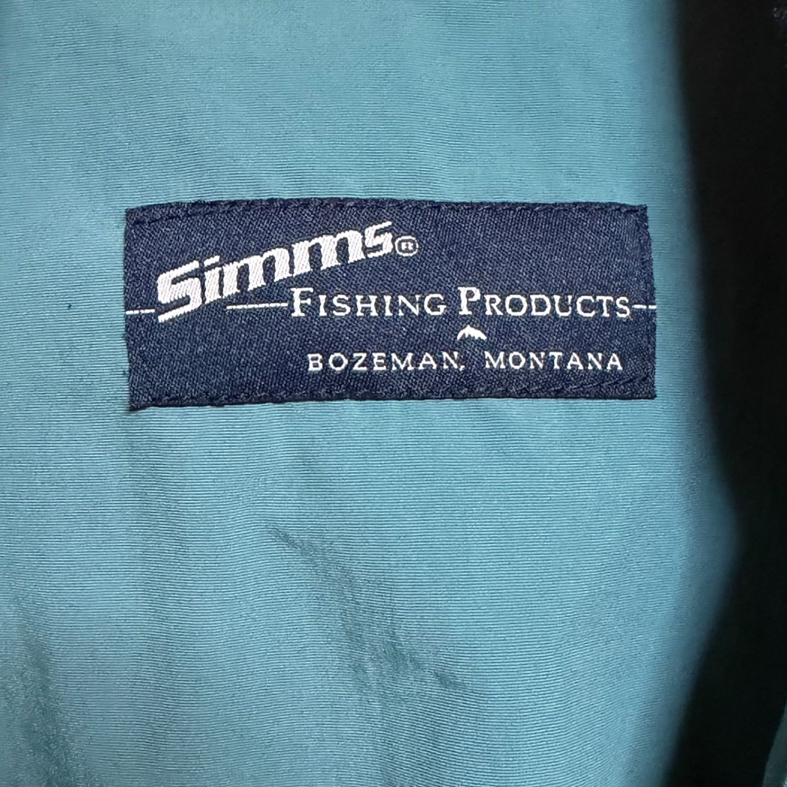 USA製/希少旧ロゴ】SIMMS シムス フィッシングベスト M（日本L相当