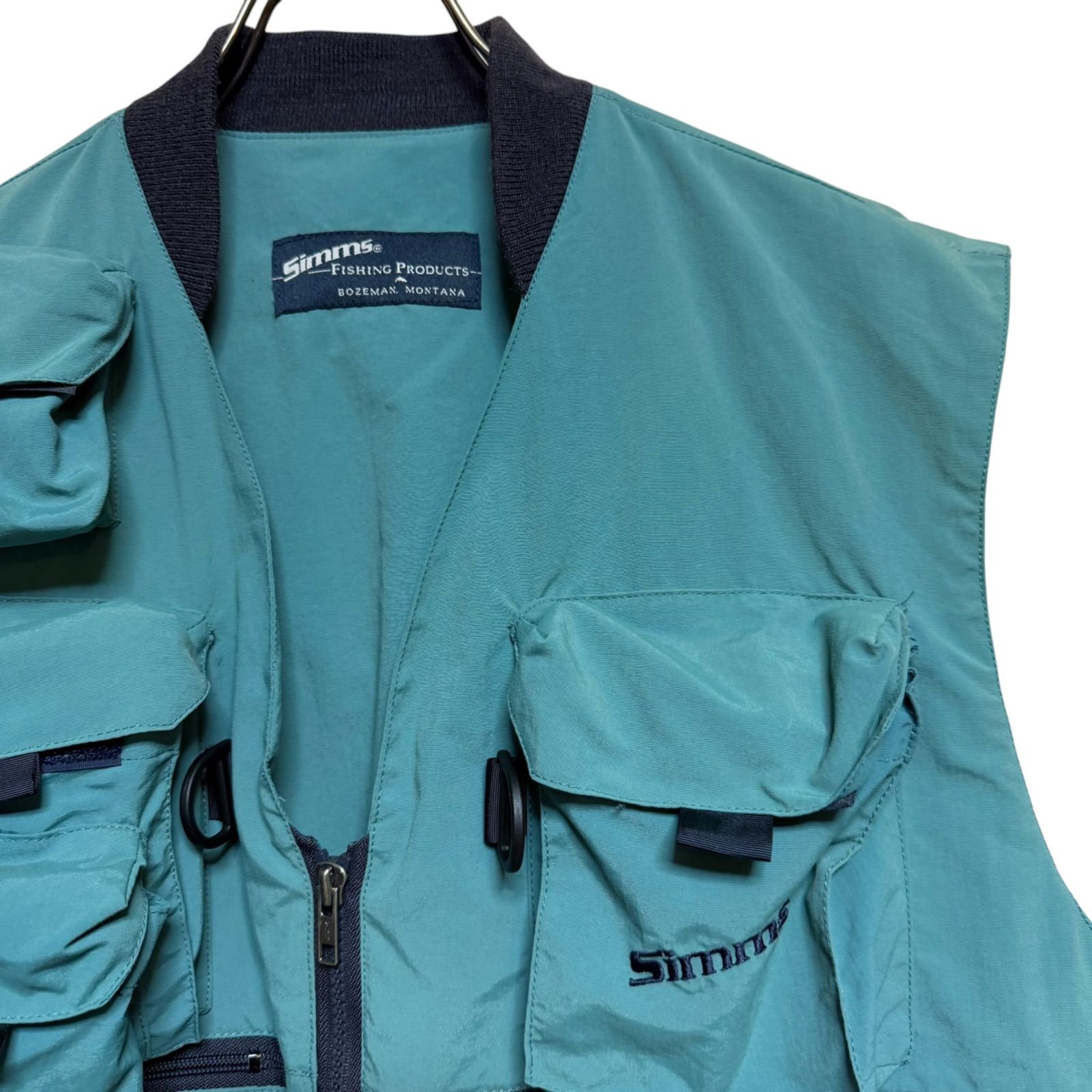 USA製/希少旧ロゴ】SIMMS シムス フィッシングベスト M（日本L相当