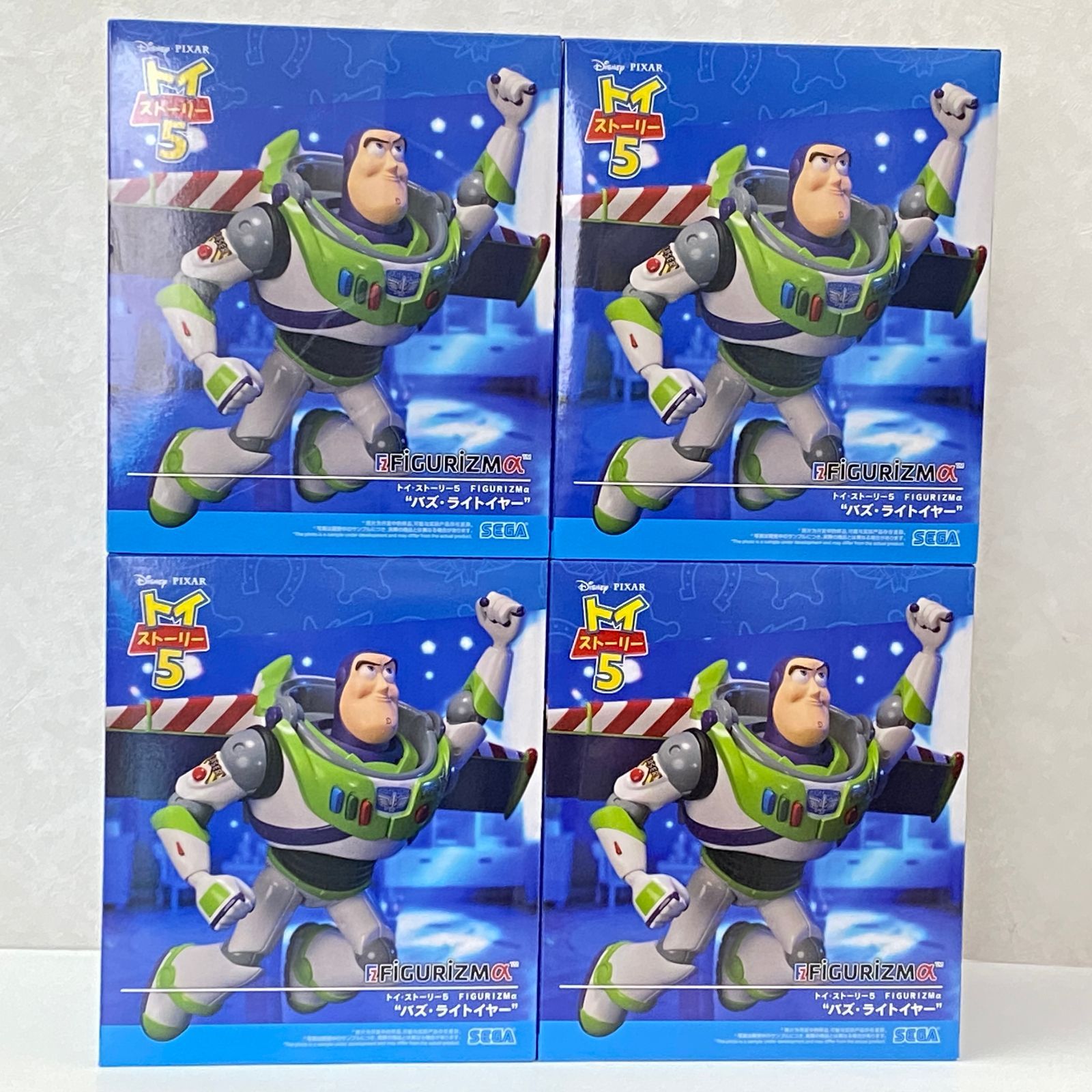 △140 トイストーリー 5 FIGURIZMα バズライトイヤー フィギュア 4個