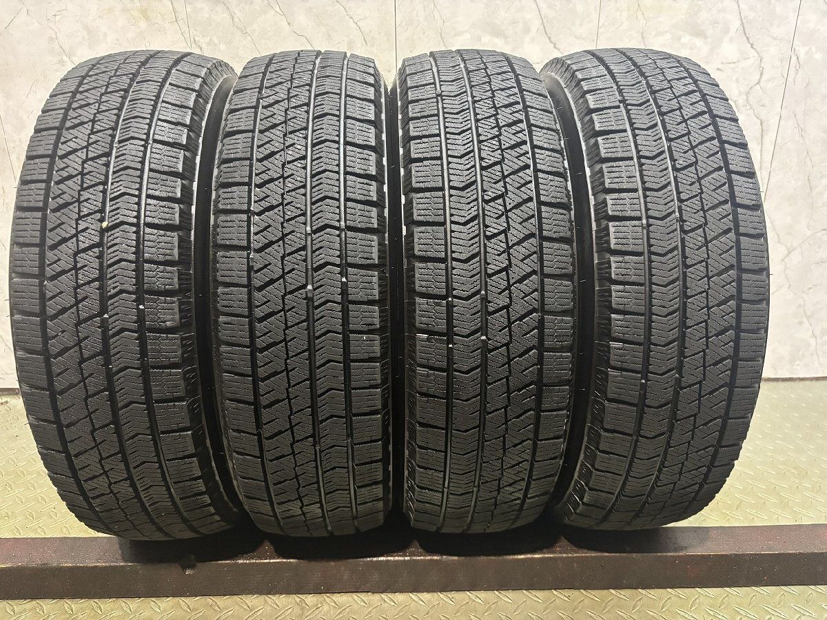BS BRIDGESTONE BLIZZAK VRX2 155/65R14 14インチ スタッドレス 4本 22年製 バリ溝 N-BOX フレアワゴン アルト モコ ウェイク等 (KTY204)