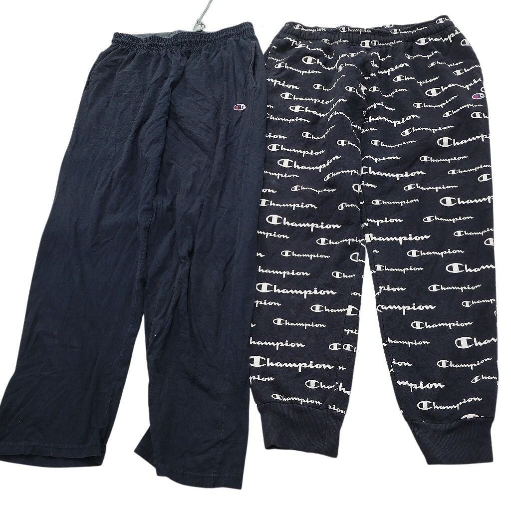古着卸 まとめ売り チャンピオン パンツ 8枚セット ( メンズ L