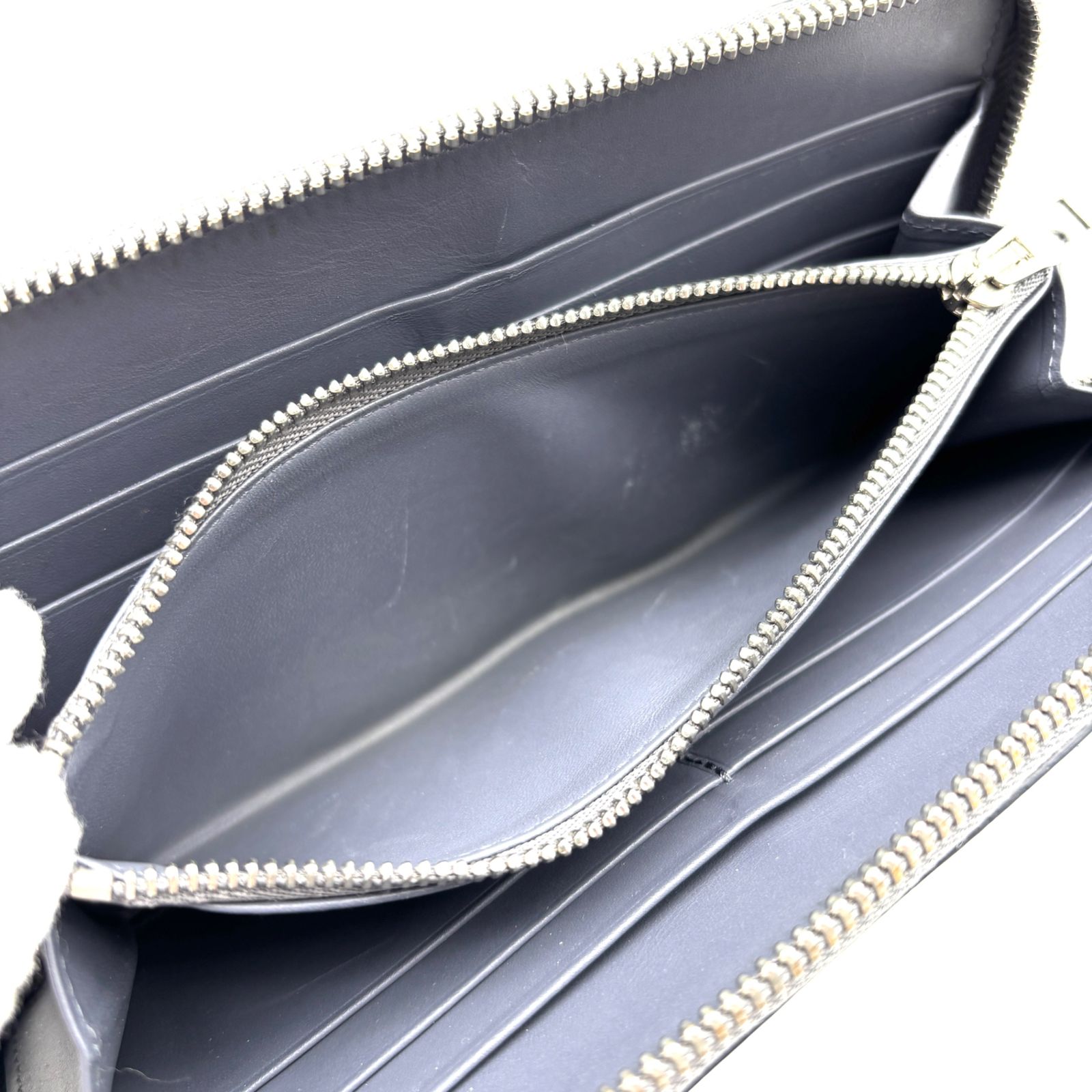 美品 ロエベ LOEWE アナグラム ラウンドファスナー 長財布 ジップ