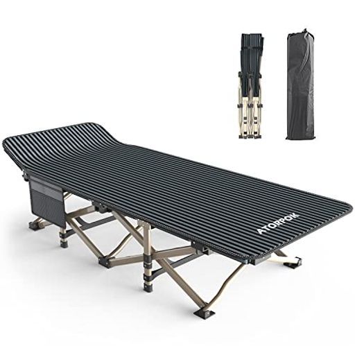 ATORPOK 折りたたみベッド コット こっと 折り畳み式ベッド アウトドアベッド 耐荷重200kg キャンプベッド キャンプベッド 防水 通気性