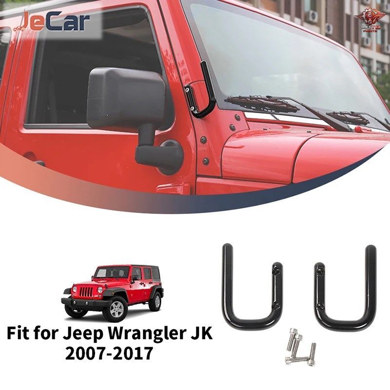 Aピラーコラムグラブバーハンドルフック防錆キットジープ ラングラー JK 2007-2017 車外装