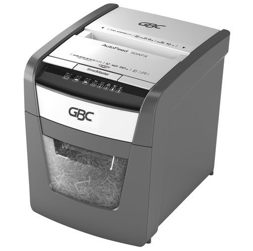 GBC オートフィードクロスシュレッダー ブラック GCS50AFX-ECS A4用紙50枚細断