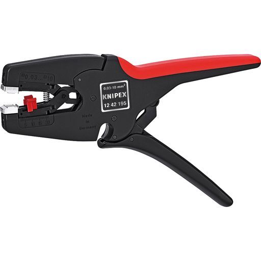KNIPEX クニペックス ワイヤーストリッパー ”MultiStrip10マルチストリップ” 0.03-10.0mm2 1242-195 13,794円
