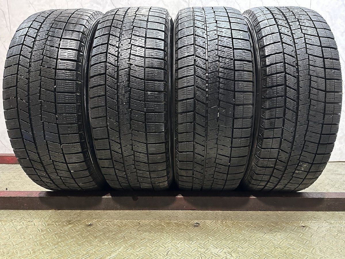 DUNLOP WINTER MAXX WM03 215/55R17 17インチ スタッドレス 4本 21年製 クラウンアスリート ヴェゼル オデッセイ エスクード等　(KTY184)