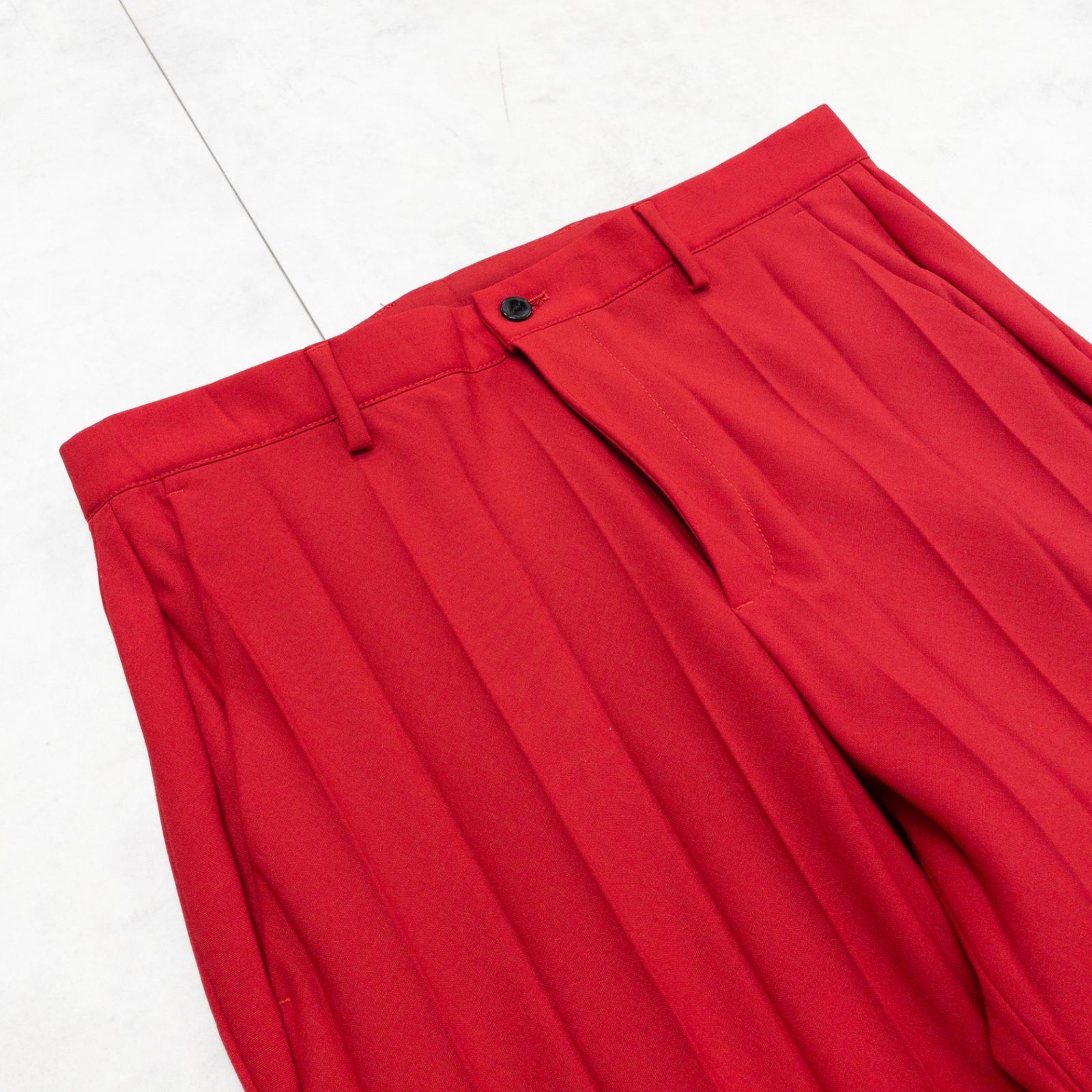 VALENTINO ヴァレンティノ パンツ プリーツ ウール ポリエステル