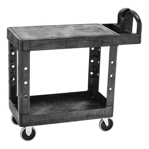 ラバーメイド(Rubbermaid) フラットシェルフ カート FG450500BLA