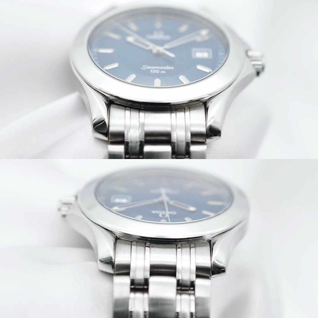 OMEGA 新品同様 シーマスター 120m 2511.81 ネイビー W00278 - メルカリ